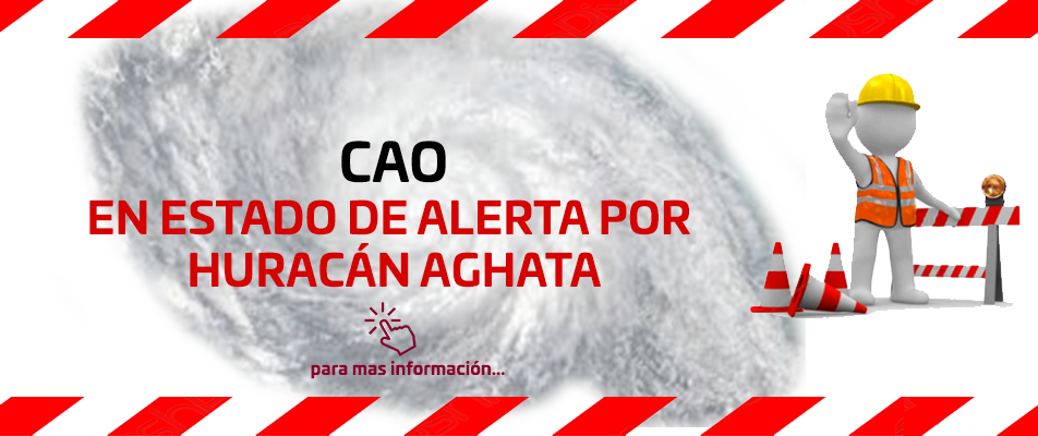CAO en estado de alerta por Huracán Agatha. CAO en estado de alerta por Huracán Agatha.