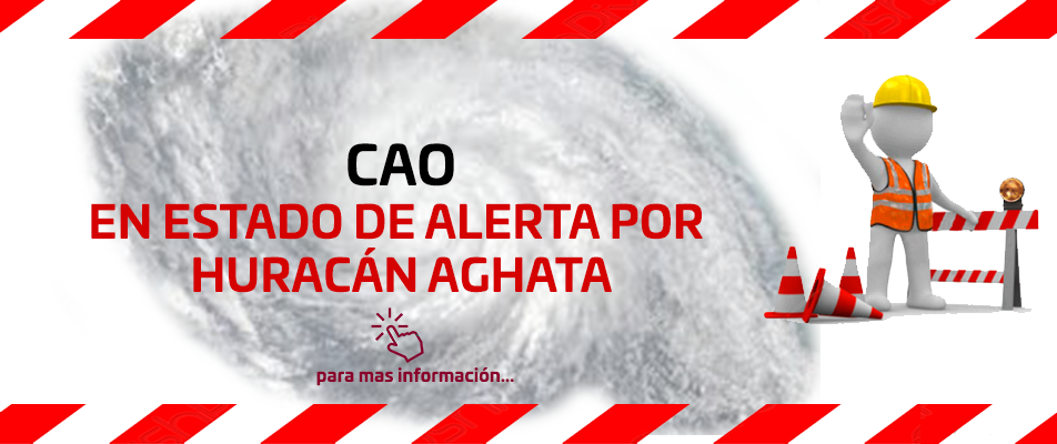 CAO en estado de alerta por Huracán Agatha.