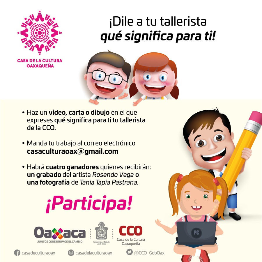 Lanza CCO convocatoria para reconocer a sus talleristas Lanza CCO convocatoria para reconocer a sus talleristas