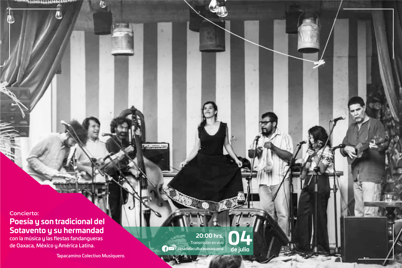 Llega el Son Jarocho a la Casa de la Cultura Oaxaqueña con Tapacamino Llega el Son Jarocho a la Casa de la Cultura Oaxaqueña con Tapacamino
