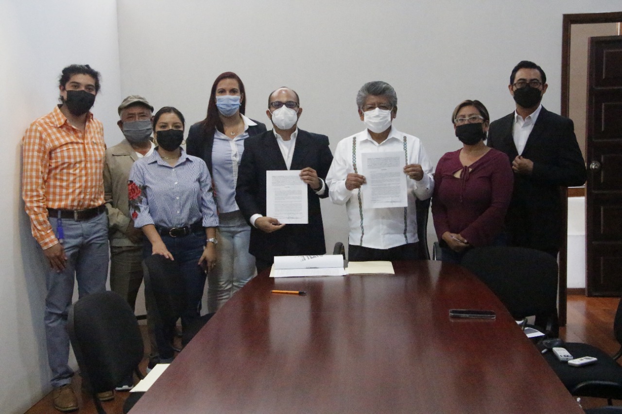 Signan convenio de colaboración la CCO y el Ayuntamiento de Oaxaca de Juárez