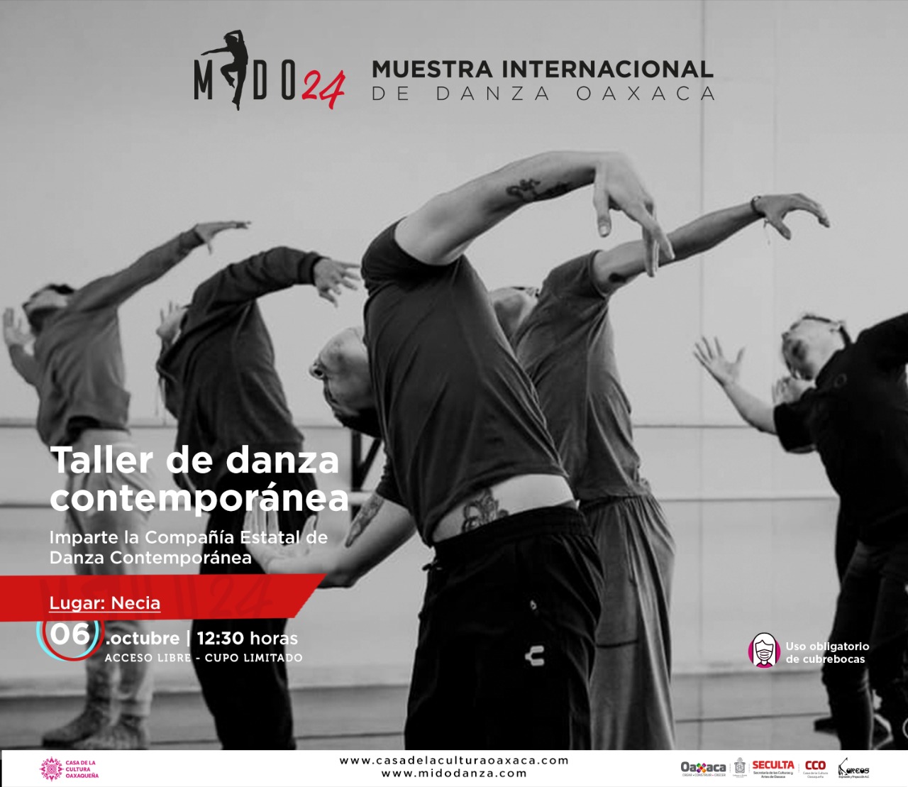 Impartirán taller de danza contemporánea y se presentará UKEI en la 24 MIDO