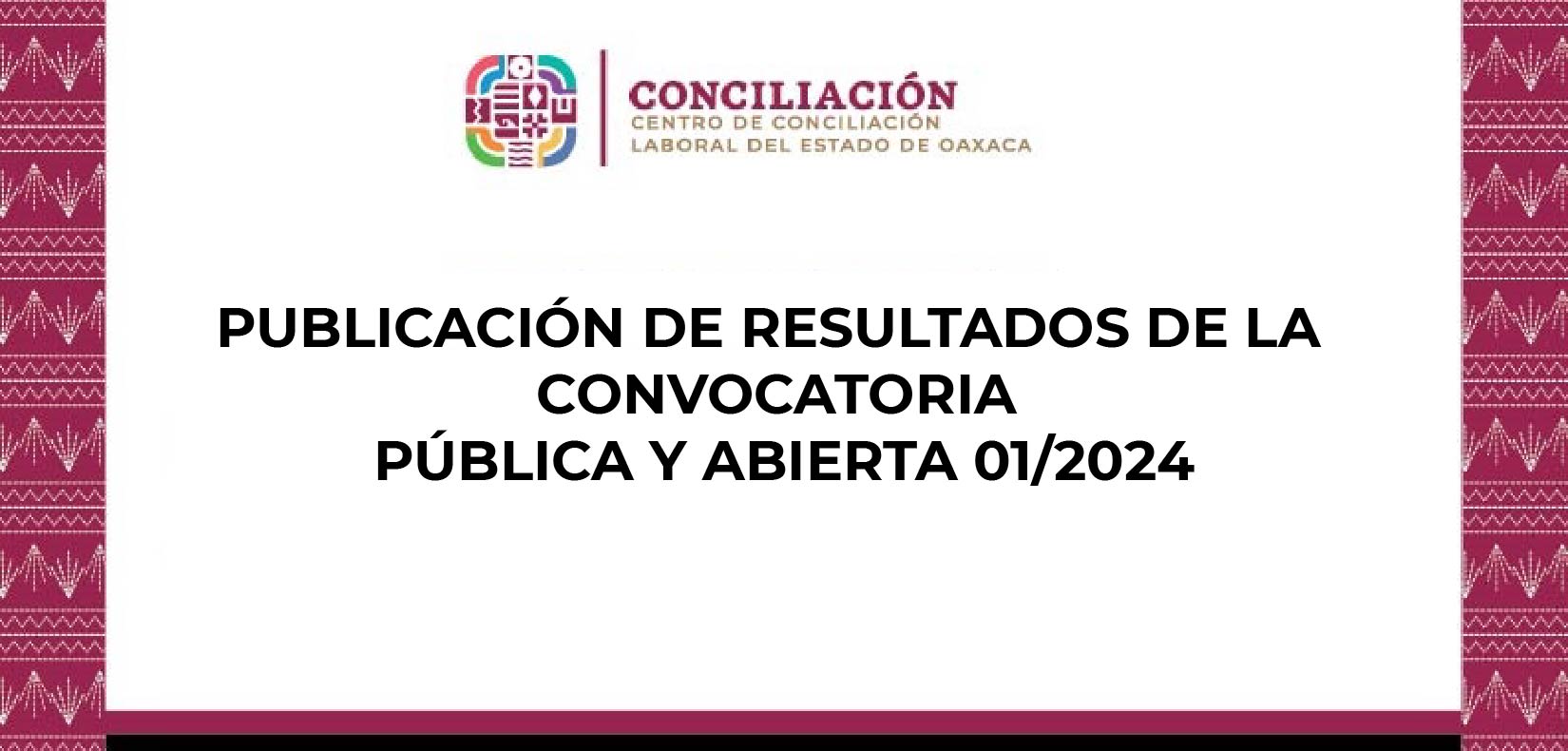 RESULTADOS CONVOCATORIA