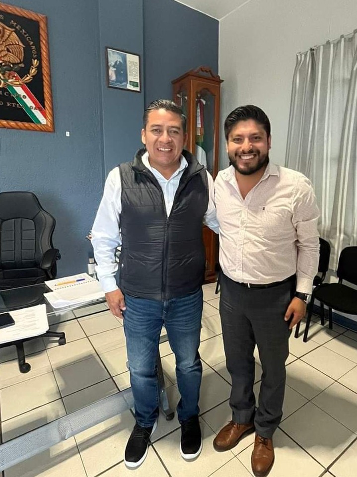 Reunión de colaboración con el presidente de Nazareno, Etla.