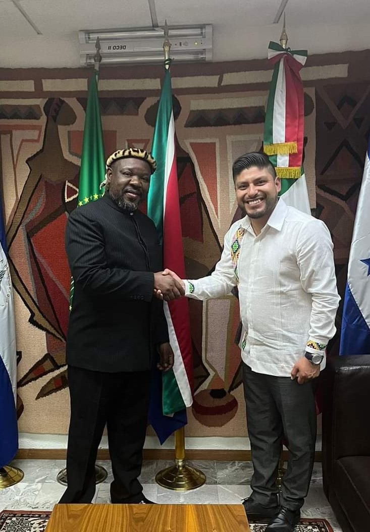 Reunión de trabajo con el Excelentísimo embajador de Sudáfrica, Dennis Thokozani Dlomo