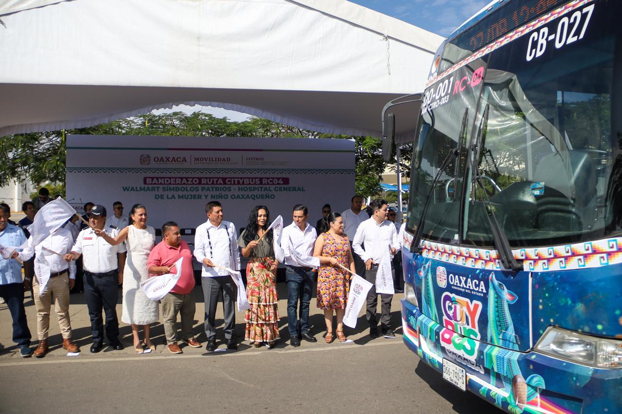 Inicia la Ruta 4 del CityBus beneficiando a la población Oaxaqueña
