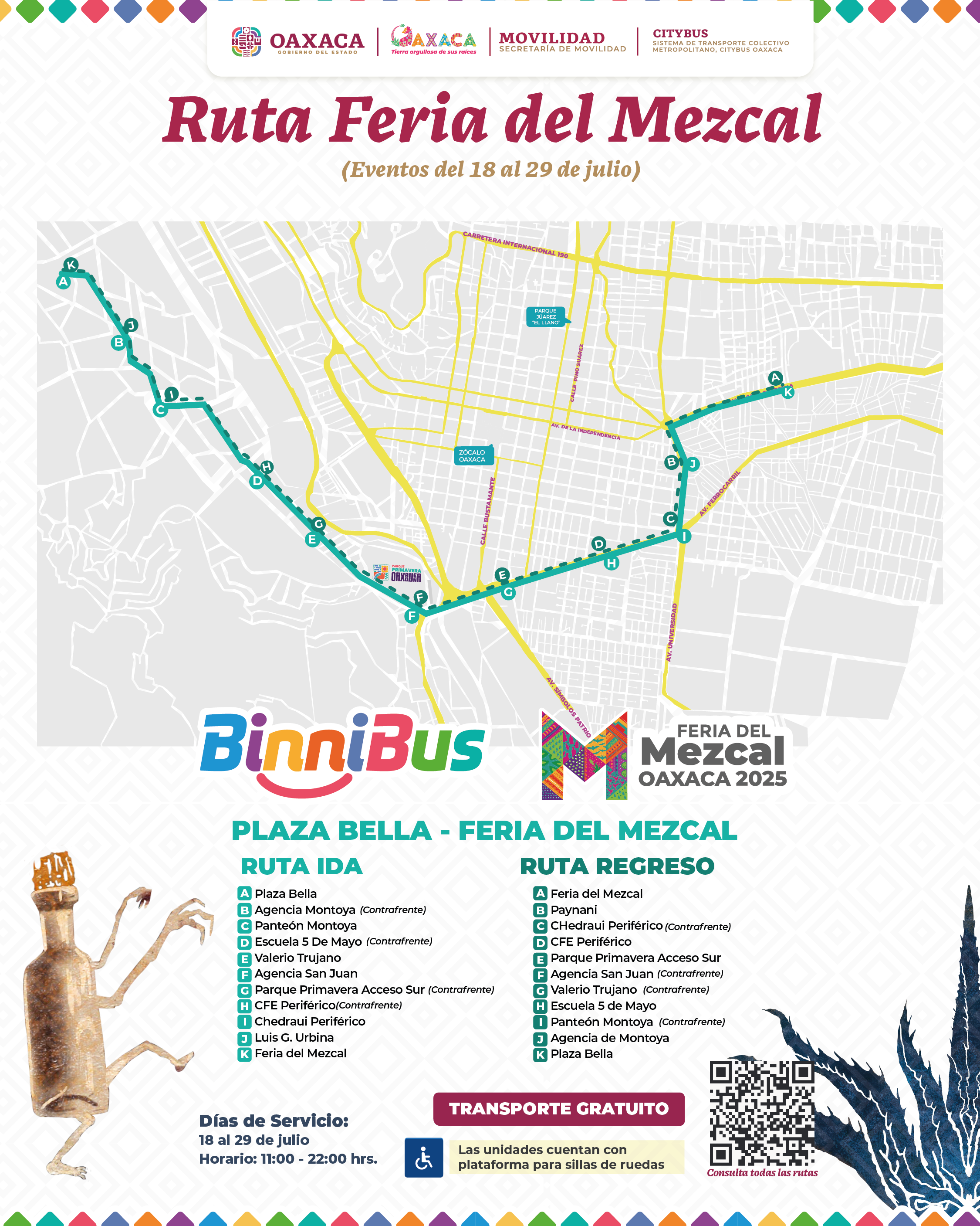 Ruta Feria del Mezcal - Plaza Bella