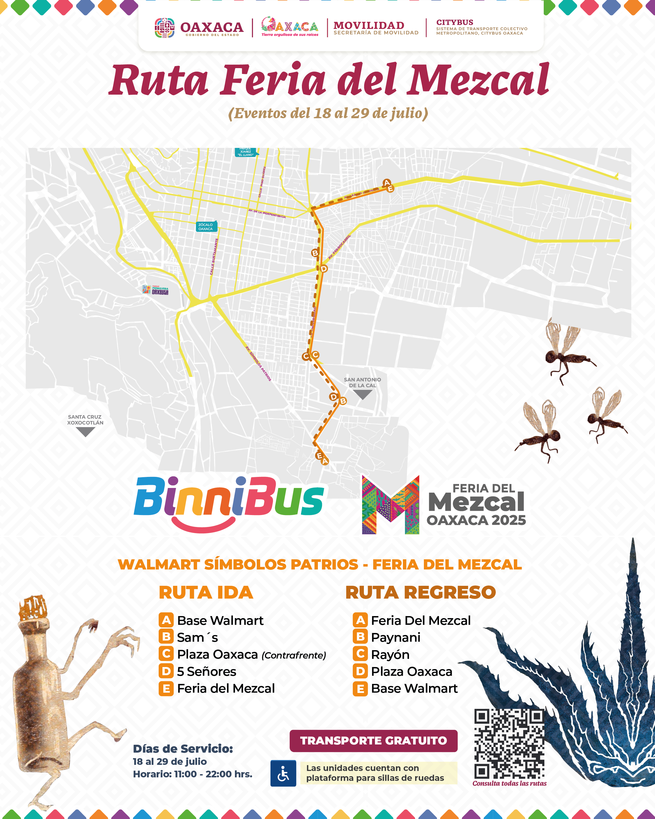 Ruta Feria del Mezcal - Walmart Símbolos Patrios