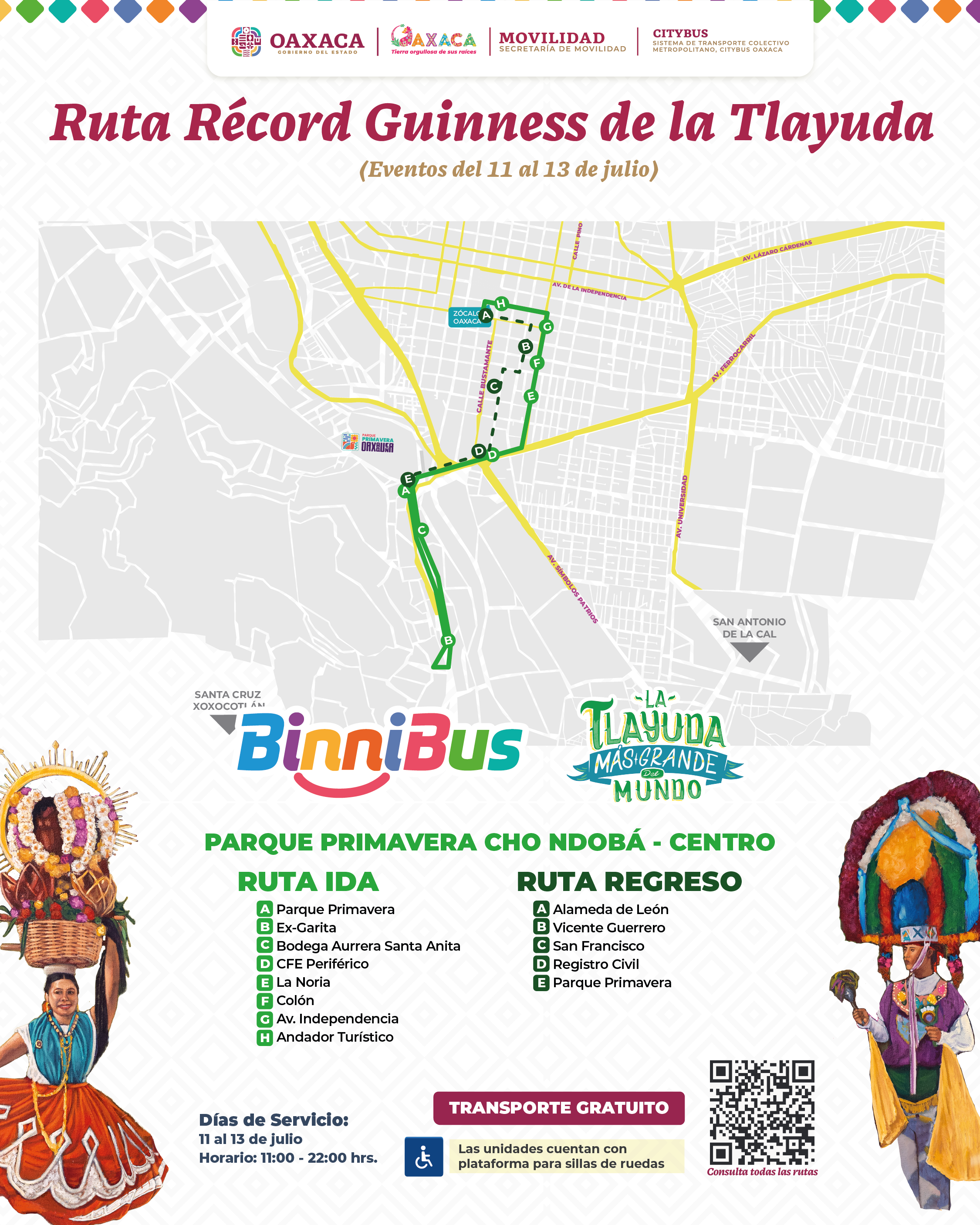 Ruta Record Guiness de la Tlayuda