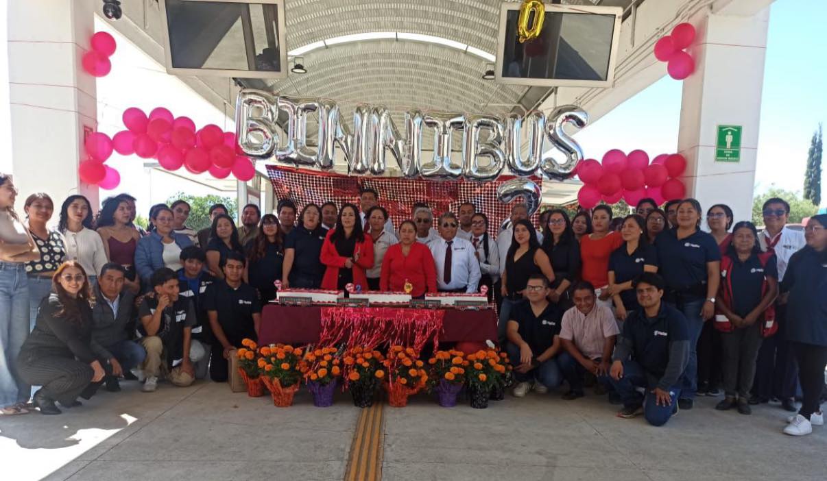 BinniBus celebra 2 años de servicio a la ciudadanía oaxaqueña