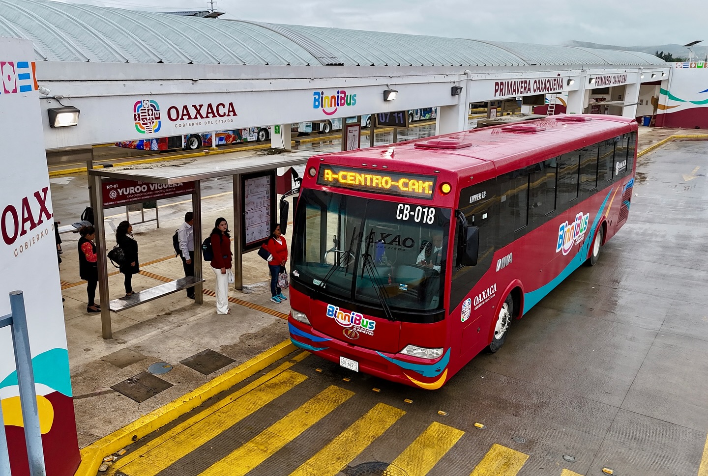 Mantendrá BinniBus servicio gratuito en Ruta Troncal Yuroo Viguera–Yuroo Xoxocotlán durante todo diciembre y enero 2026