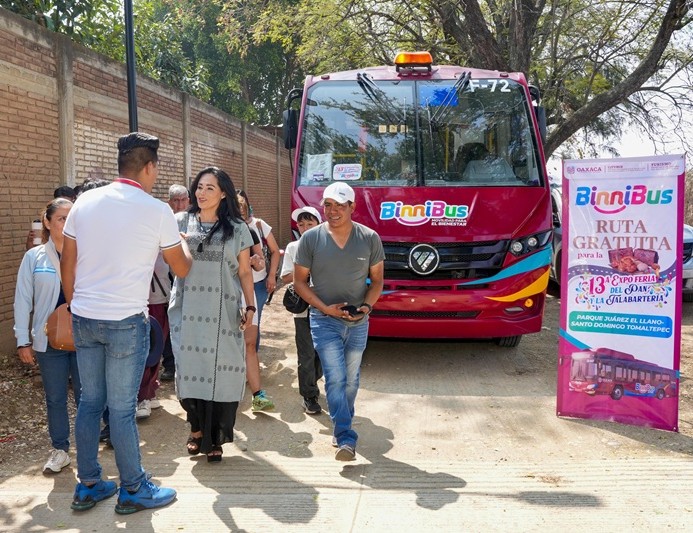 Garantizó Binnibus traslado de más de 3 mil personas a la 13ª Feria del Pan y la Talabartería
