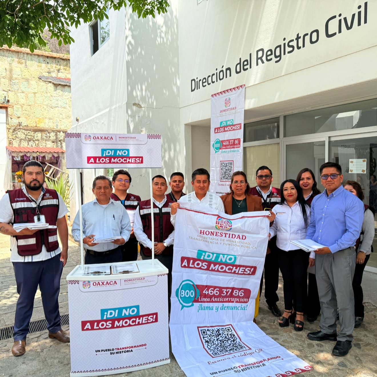 ¡Trabajamos fuerte en campañas #DiNoALosMoches y #800LíneaAnticorrupción!