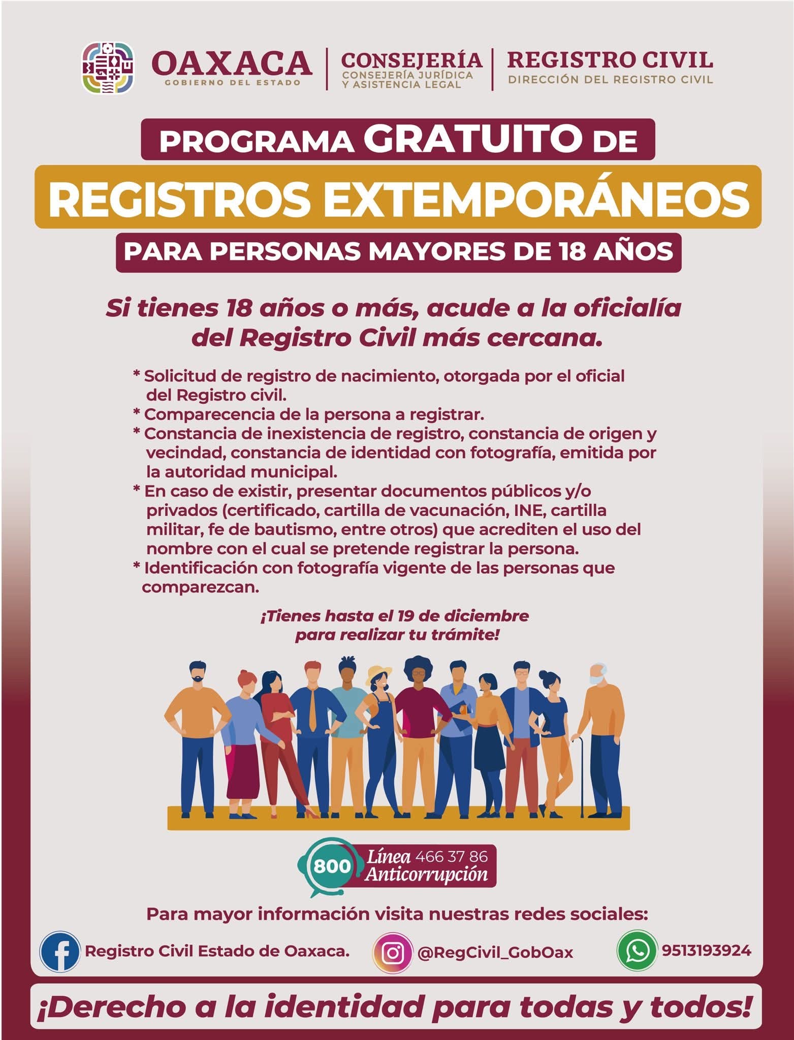 REGISTROS EXTEMPORÁNEOS GRATUITOS