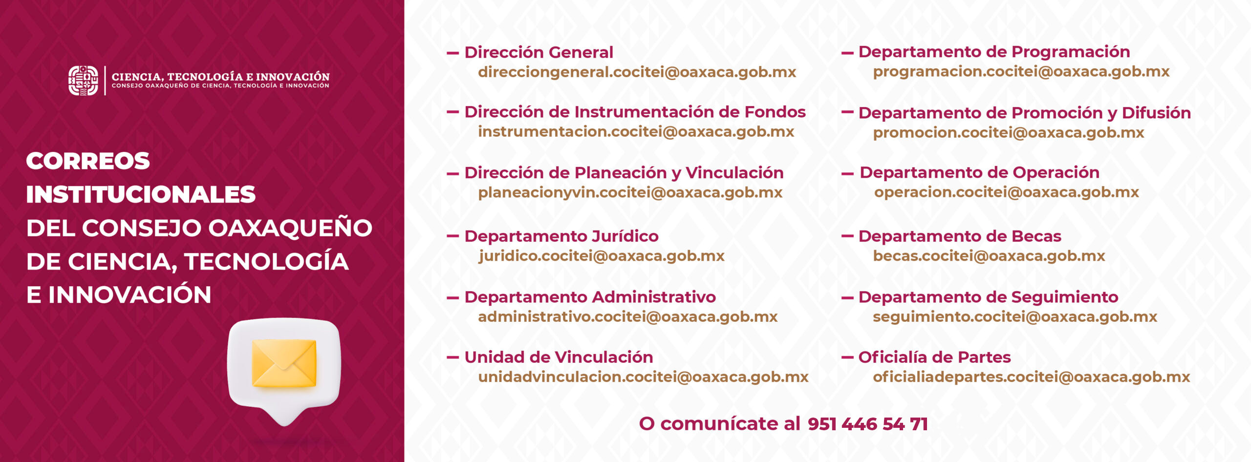 Correos institucionales