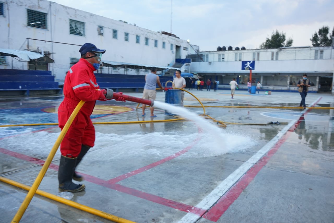 Sanitización de Reclusorio