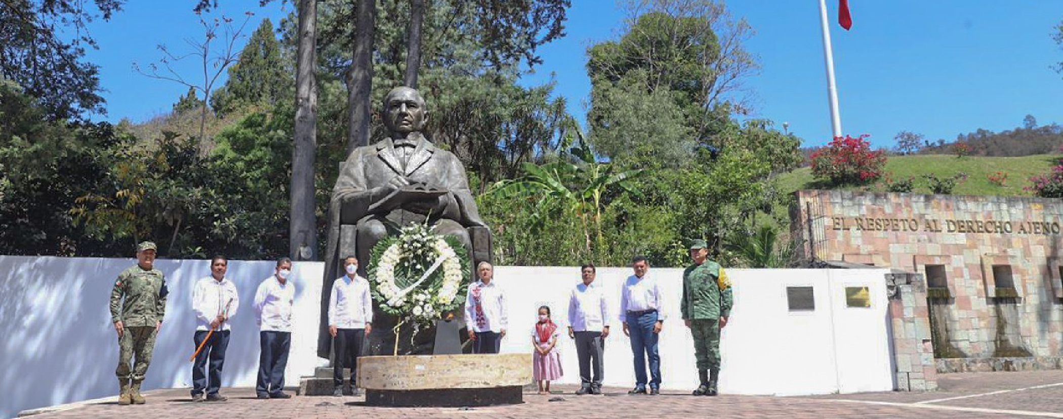 En el marco del 215 aniversario del natalicio de Benito Juárez convoca Alejandro Murat a la unidad nacional