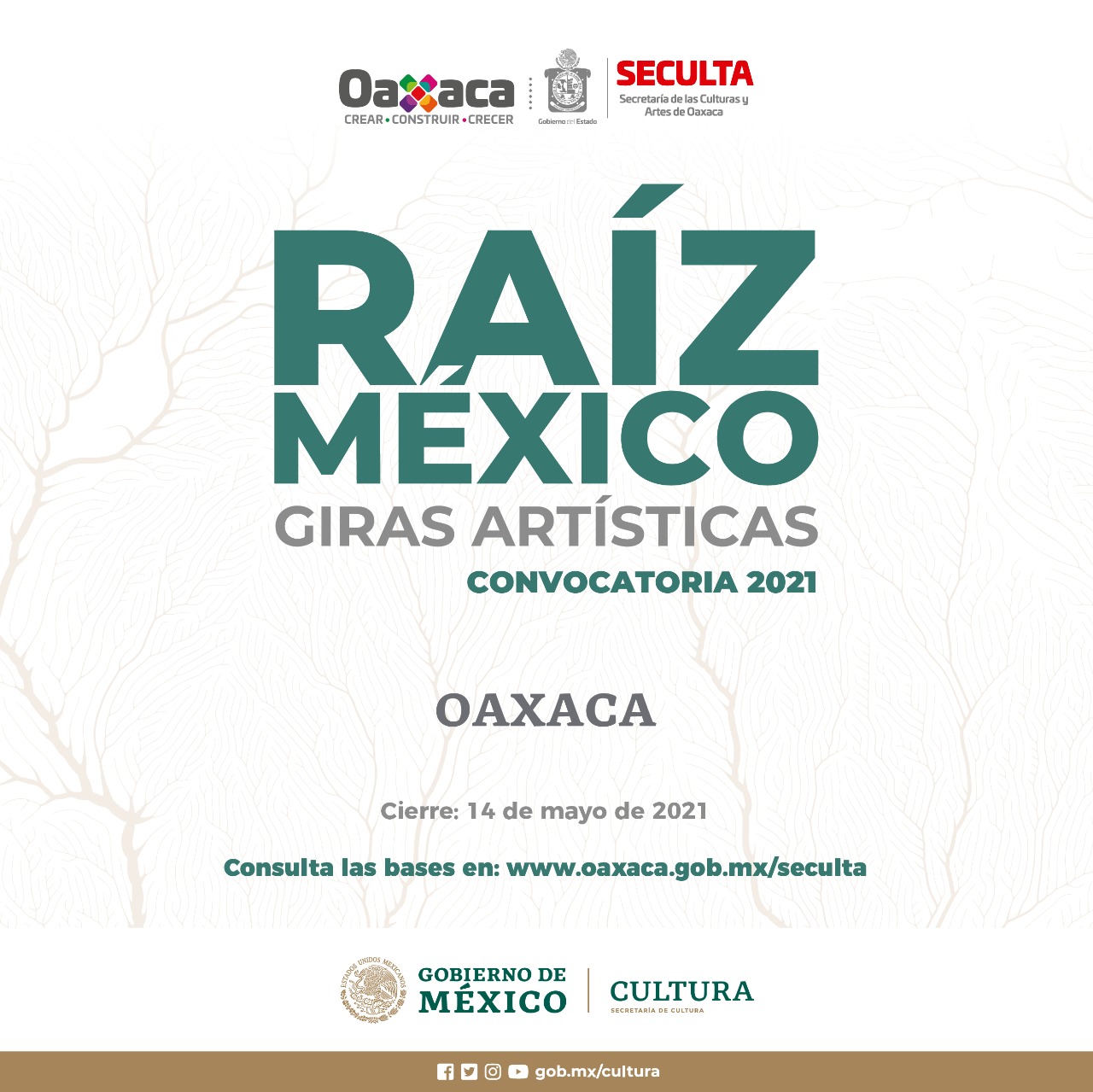Participa Oaxaca en la convocatoria “Raíz México: Giras artísticas”