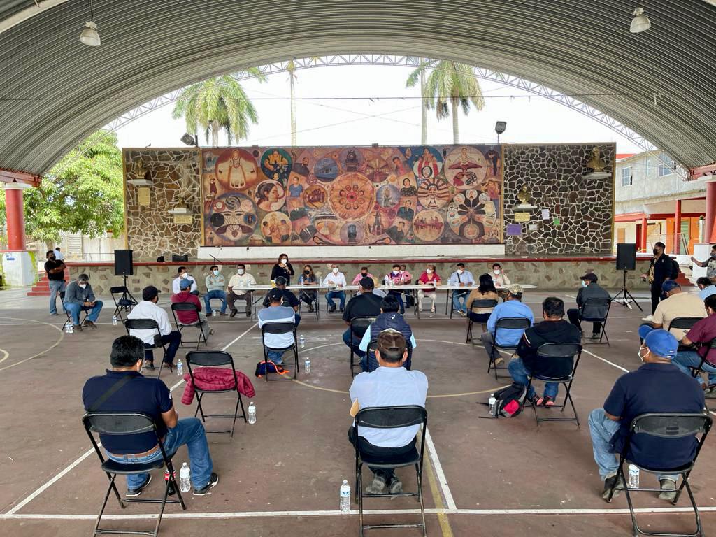 Segego en coordinación con la Segob, concilian conflicto social entre el cabildo de Matías Romero y sus agencias municipales
