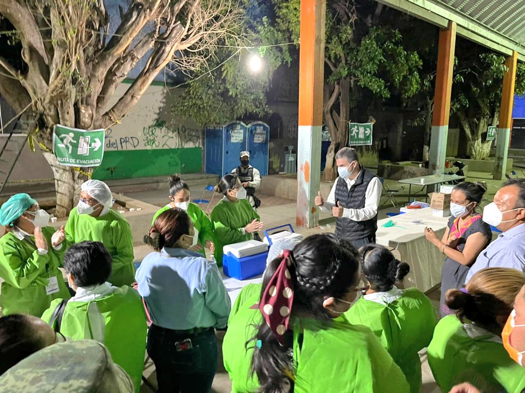 Reconoce Secretario de Salud el compromiso y dedicación  de las brigadas de vacunación contra el COVID-19