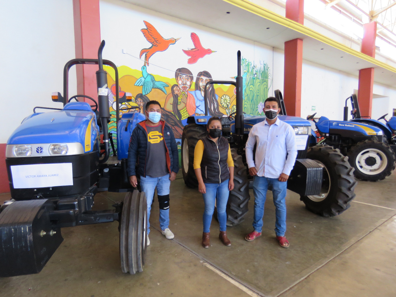 Entrega Sedapa apoyos del programa Mecanización Agropecuaria