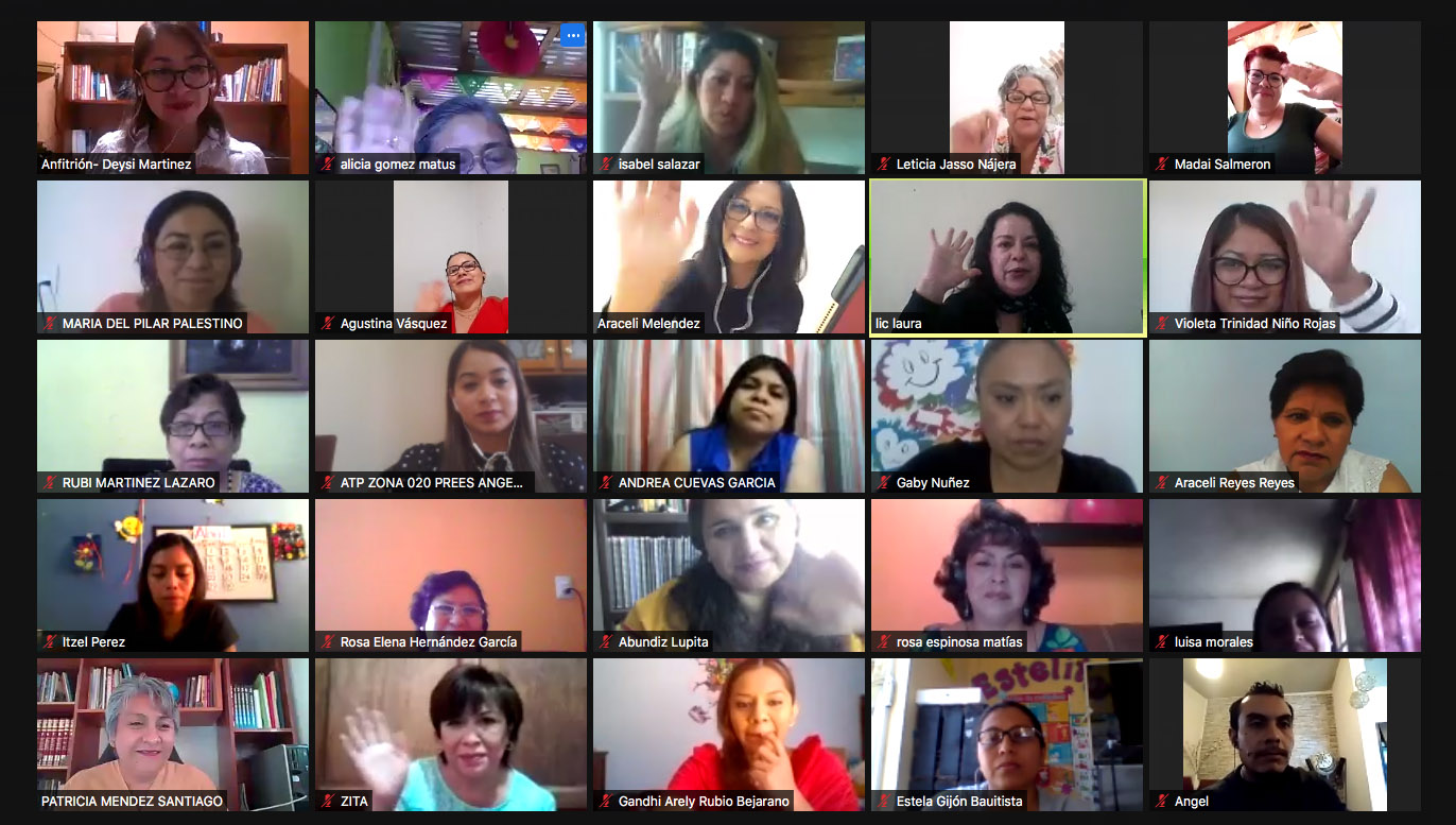 Personal educativo de preescolar se actualiza en Habilidades Socioemocionales