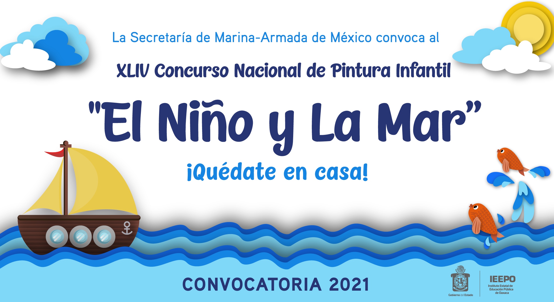 Concluye el 18 de junio plazo para recepción de trabajos del concurso El Niño y la Mar: IEEPO