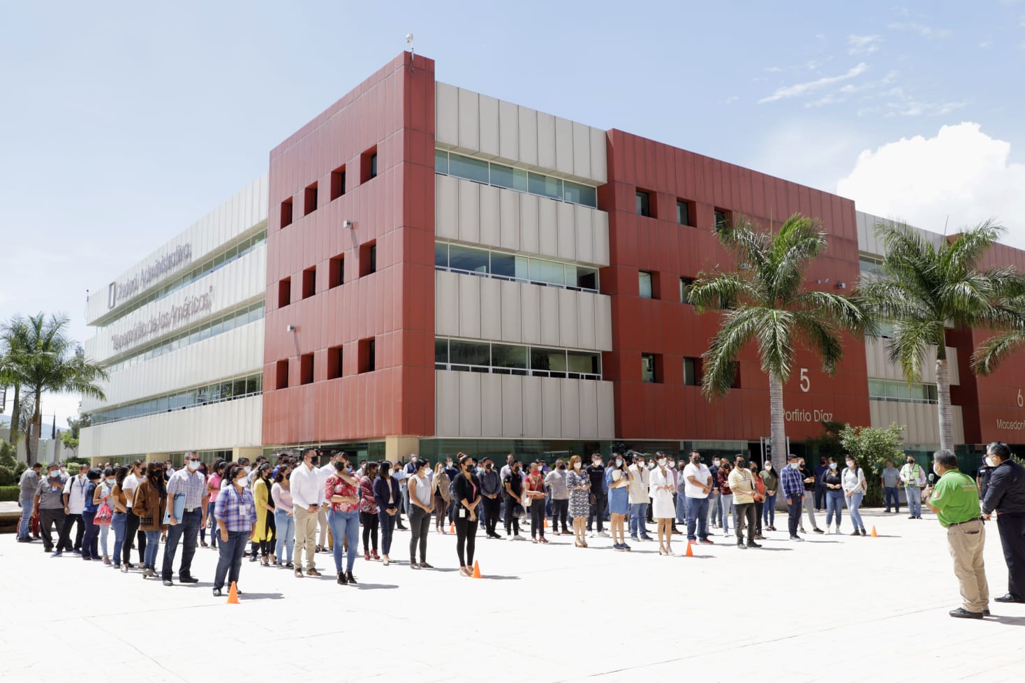 Participan complejos administrativos en Simulacro Nacional 2021