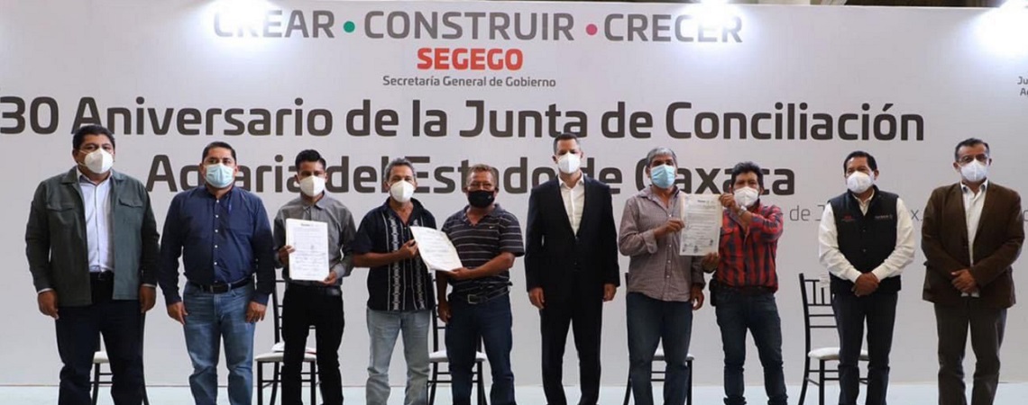 Con la firma de Convenios Definitivos de Conciliación Agraria, AMH conmemora el 30 aniversario de creación de la JCA