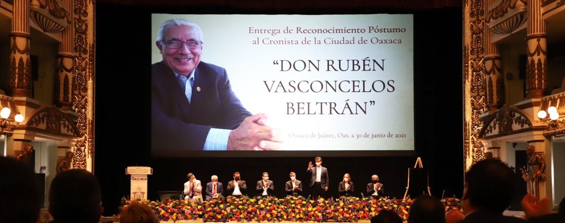 Rinden homenaje póstumo al cronista de la ciudad, don Rubén Vasconcelos Beltrán