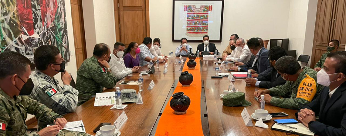 Instala Mesa de Seguridad de Oaxaca sesión permanente para garantizar la integridad en los comicios del 6 de junio