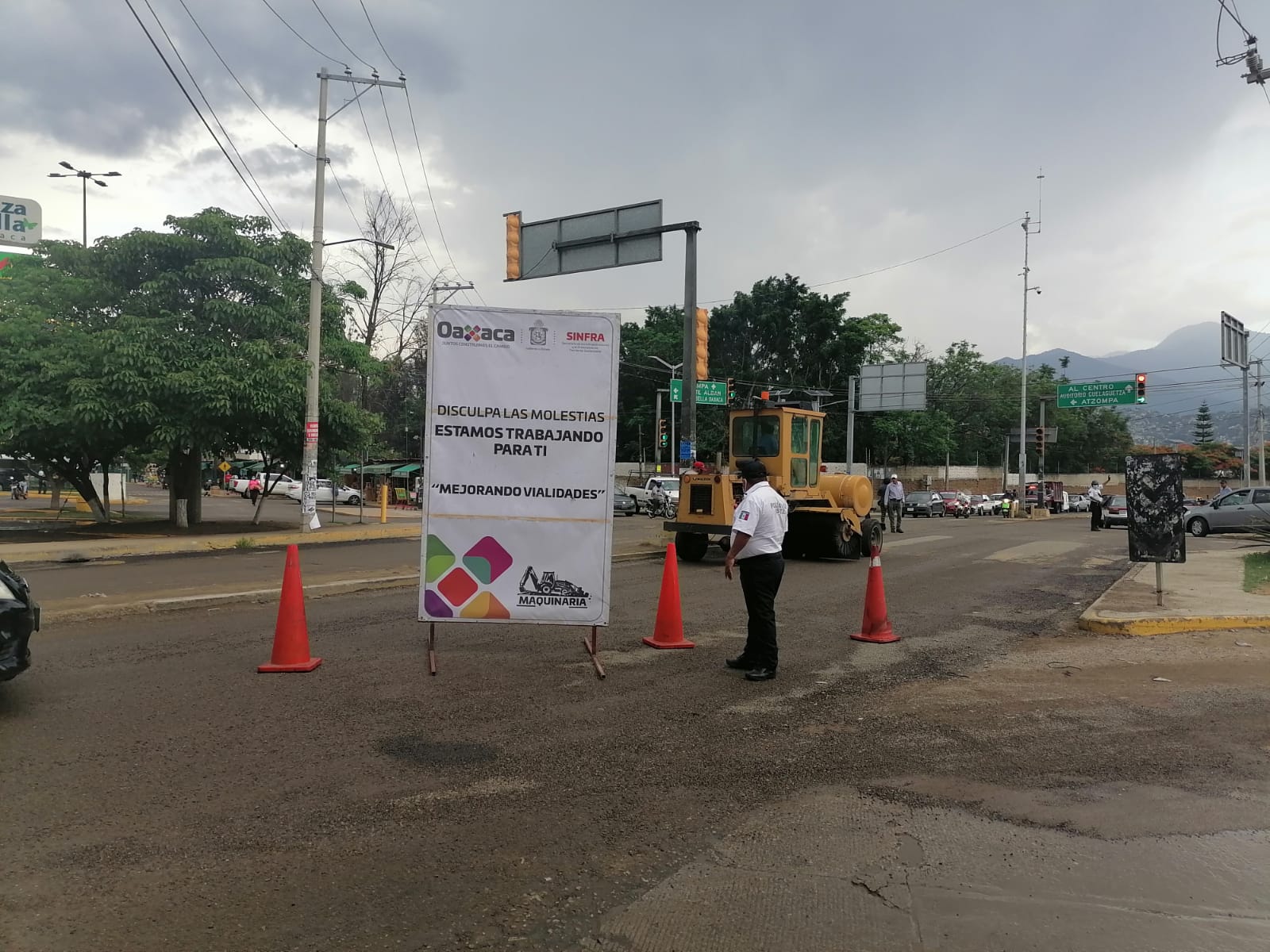 Concluye Sinfra mantenimiento preventivo de carretera a Monte Albán