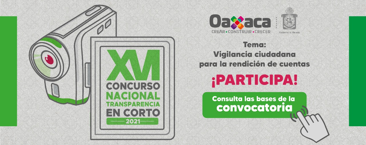 XVI Concurso Nacional de Transparencia en Corto 2021, Tema: Vigilancia Ciudadana para la rendición de cuentas»