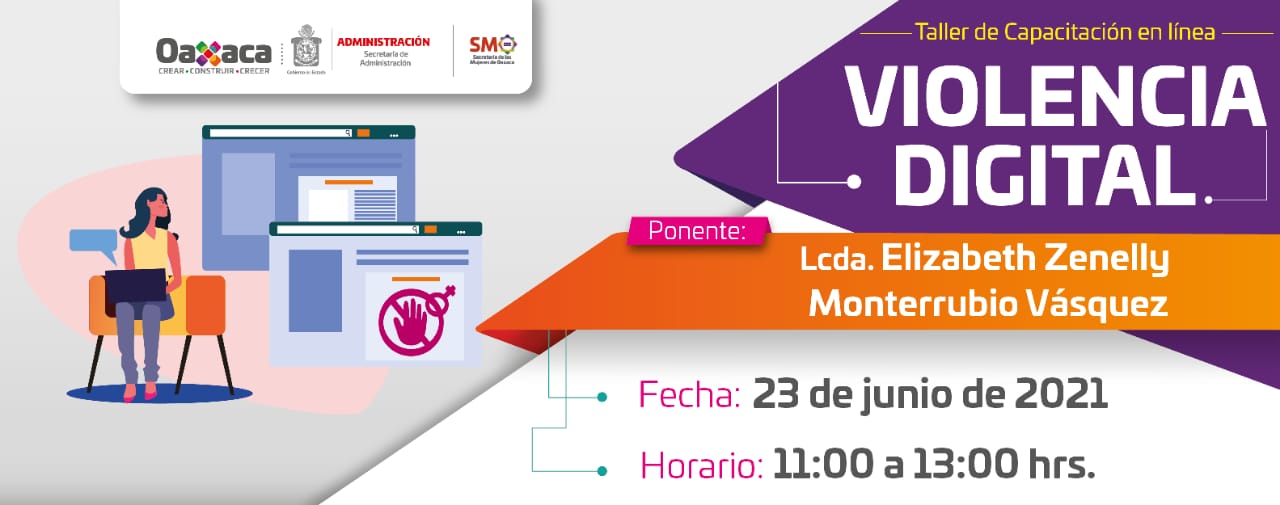 Administración y SMO impartirán taller virtual sobre Violencia Digital