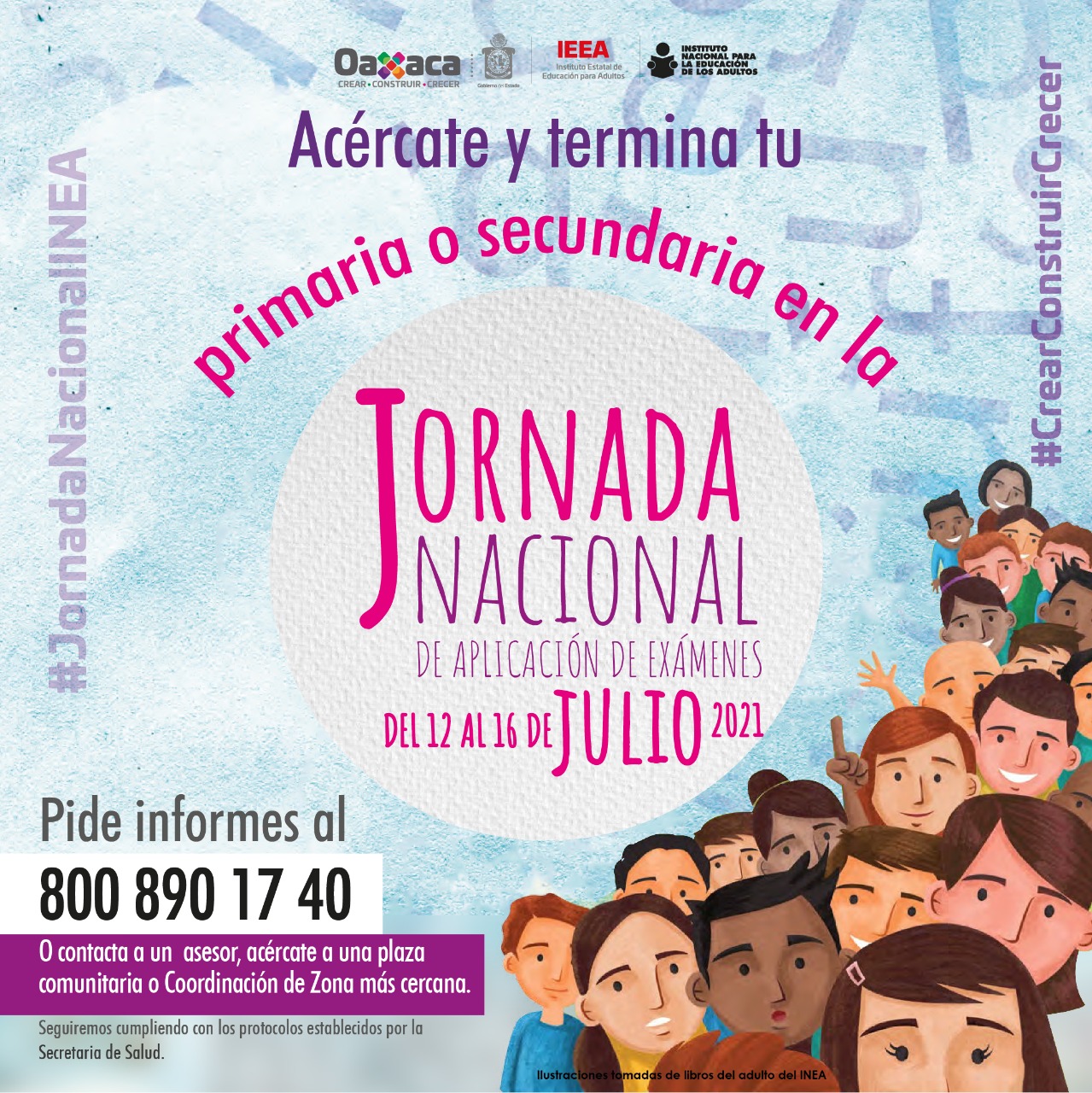 Acércate y termina tú primaria o secundaria con el IEEA Oaxaca