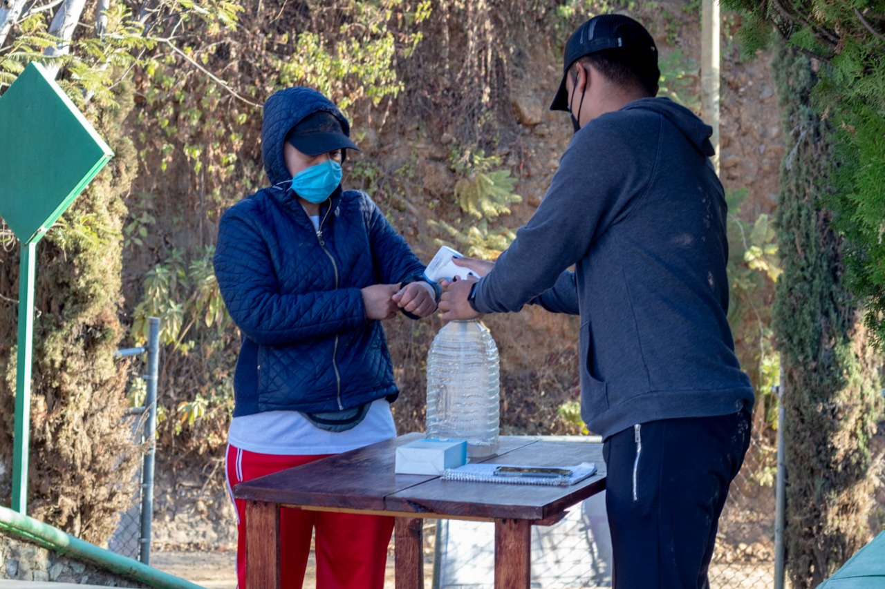 Extrema Administración medidas sanitarias en parques públicos