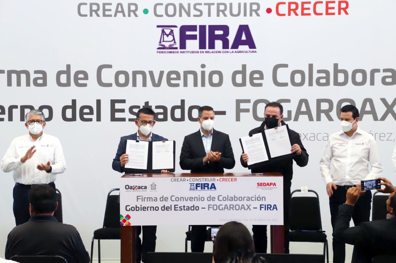 Gobierno de Oaxaca y FIRA comprometidos con el desarrollo del campo oaxaqueño