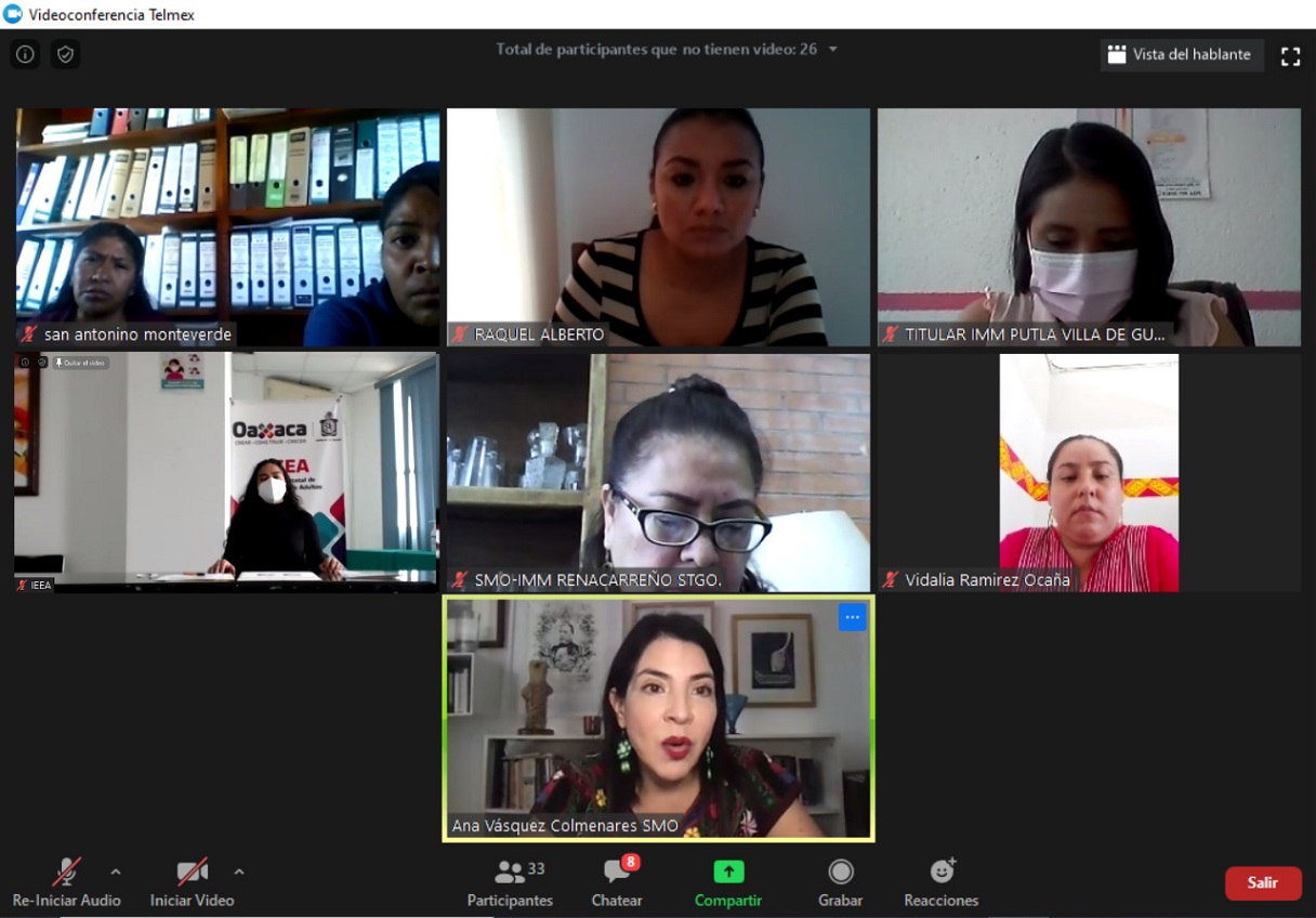 SMO e IEEA invitan a mujeres a concluir la primaria o secundaria