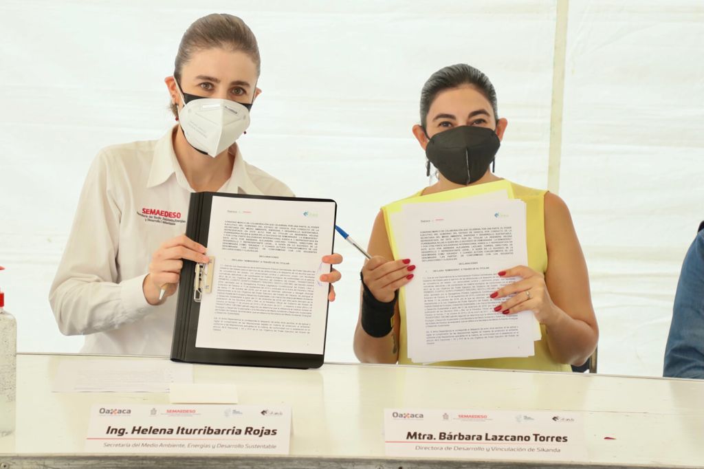 Gobierno de Oaxaca y SiKanda AC firman convenio de colaboración para “Reciclaje Inclusivo”