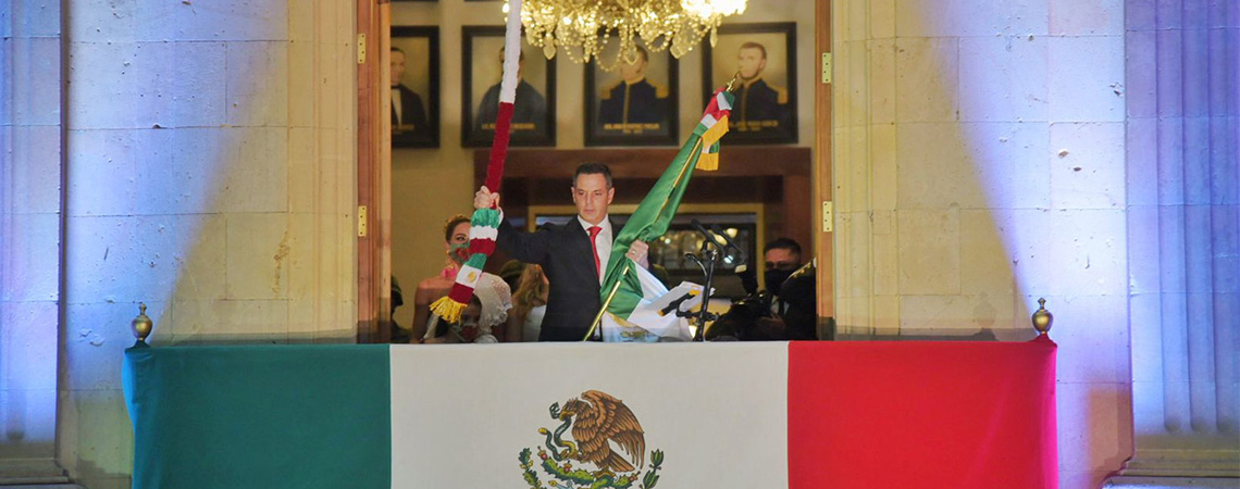 Conmemora Alejandro Murat 211 Aniversario de la Independencia de México