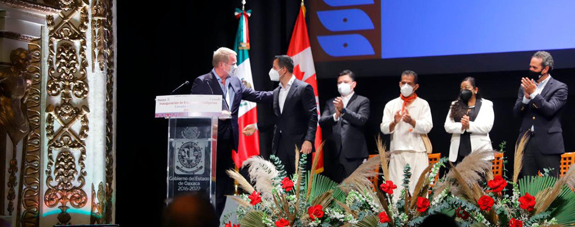 Oaxaca y Canadá se hermanan a través del intercambio cultural y artístico de sus pueblos originarios