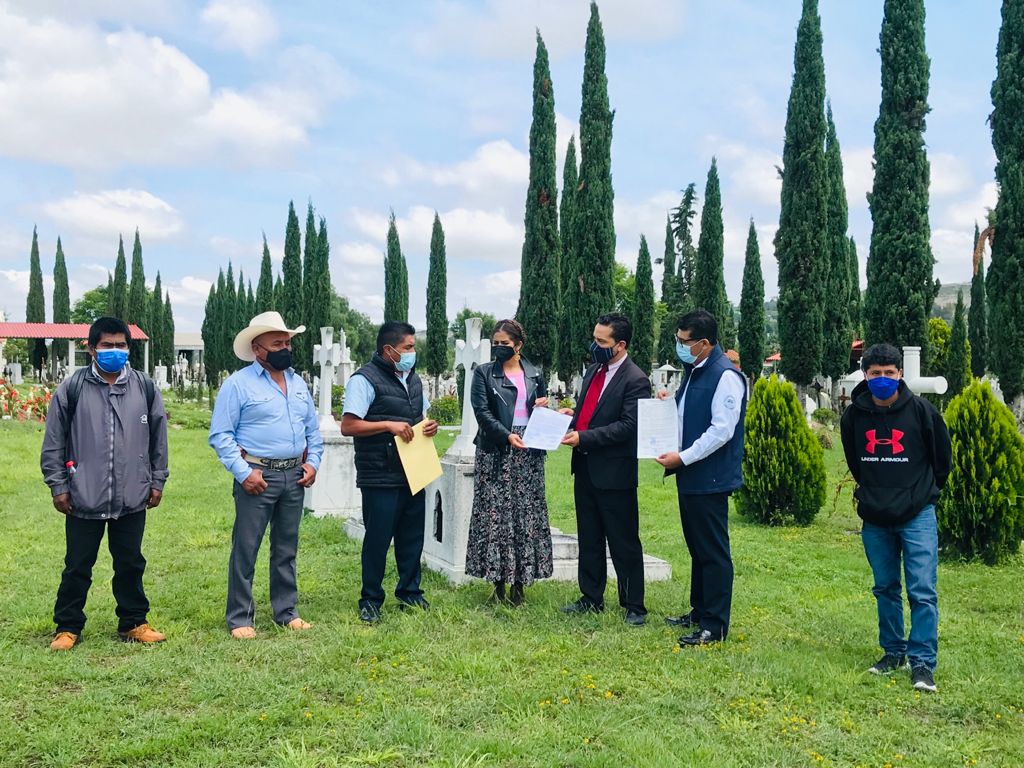 Fiscalía General y municipio de San Juan Bautista Coixtlahuaca suscriben convenio para la restauración del anfiteatro y la creación de un panteón forense