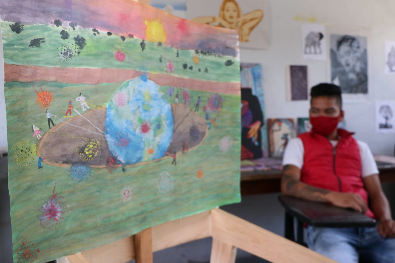 Adolescente Privado de la Libertad logra primer lugar nacional en dibujo artístico