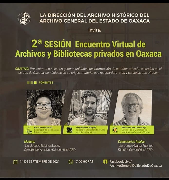 Continúa AGEO Encuentro de Archivos y Bibliotecas de Oaxaca