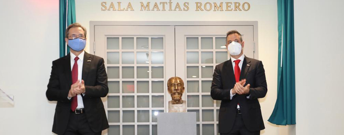 Honra Embajada de México en Estados Unidos memoria de Matías Romero