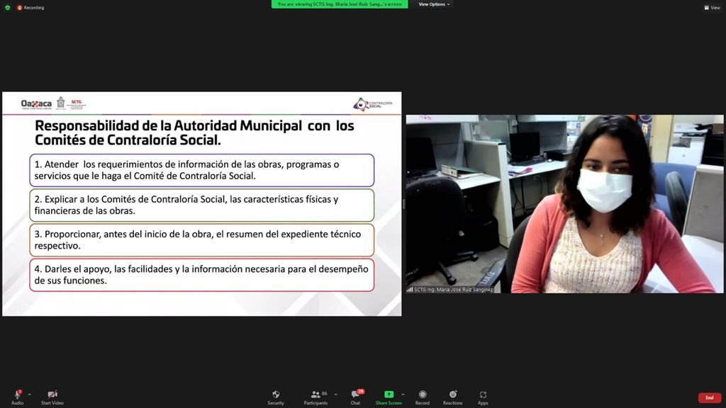 Contraloría de Oaxaca fortalece principios de transparencia y legalidad en municipios que están por renovar gobierno