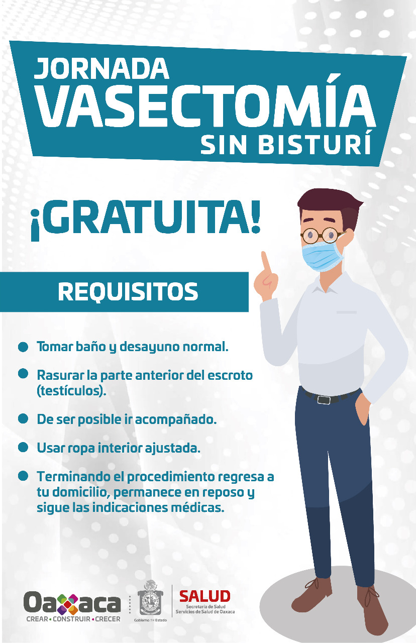 Vasectomía sin bisturí procedimiento quirúrgico gratuito, rápido, seguro y efectivo: SSO