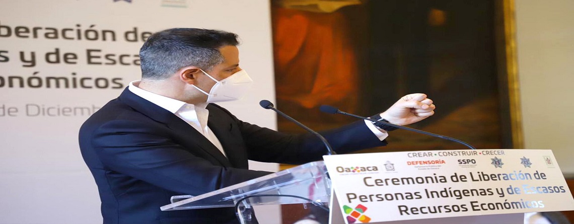 Encabeza AMH ceremonia de liberación de Personas  Indígenas y de Escasos Recursos Económicos
