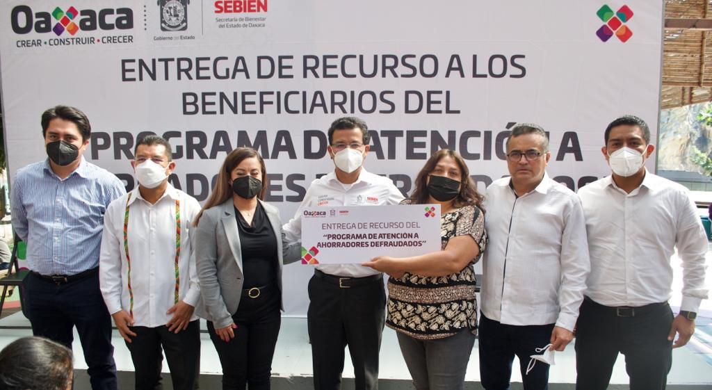 Cumple Sebien con Ahorradores Defraudados en Oaxaca