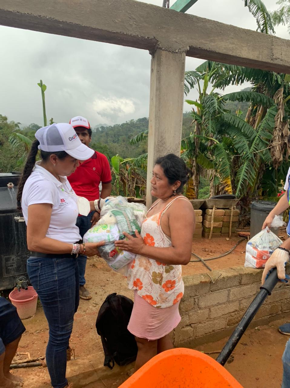 Despliega AMH dependencias del gabinete en las zonas afectadas por huracán “Ágatha”